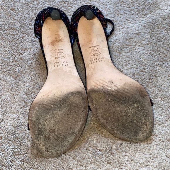 Stuart Weitzman Multi Color Sandal 6 1/2 - Picture 3 of 3